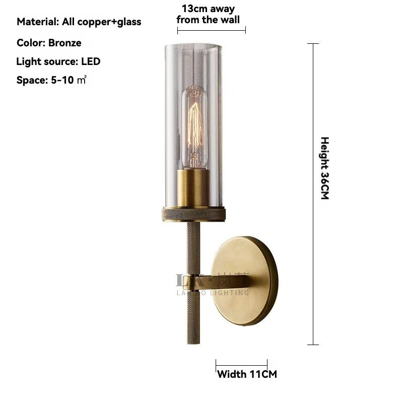 CASSIAN| Brass Wall Lamp