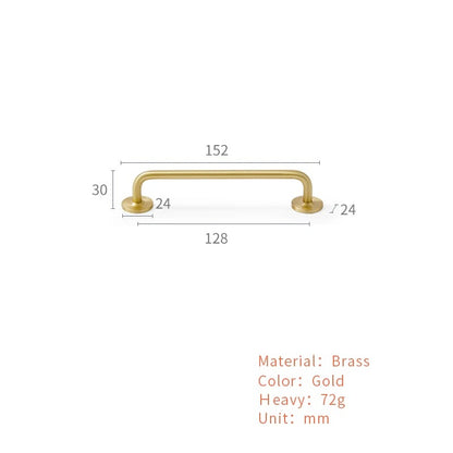 BELLE | Nordic Brass Long Cabinet Handles
