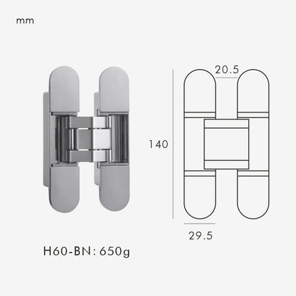 Invisible Concealed Door Hinge