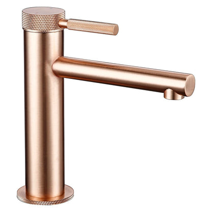 FELIX | Rose Gold Knurled Basin Faucet