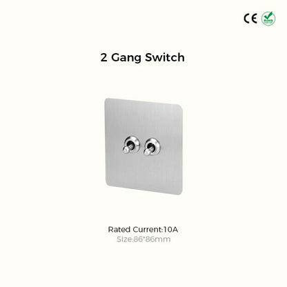 CAMDEN | Silver Toggle Switch