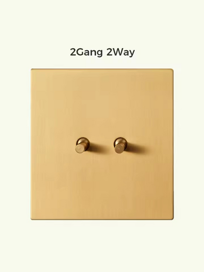 HARLOW | Gold Copper Toggle Switch