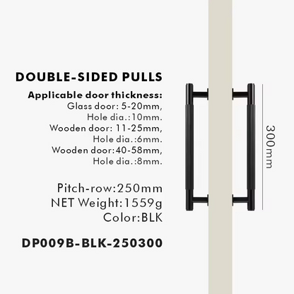 ROSALIND | Solid Brass Linear Striped Pull Bar