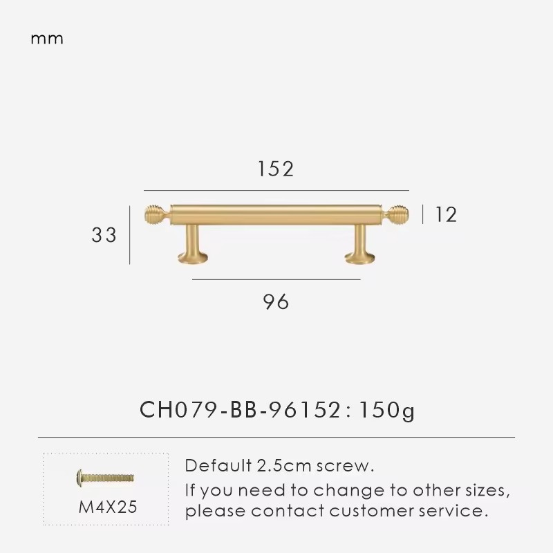 AVON | French Luxury Solid Brass T-Bar