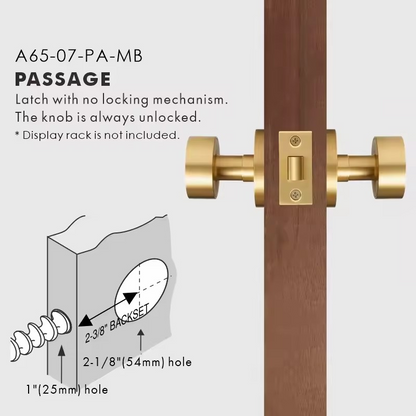 BESSEL | Standard Doorknob Handle Set