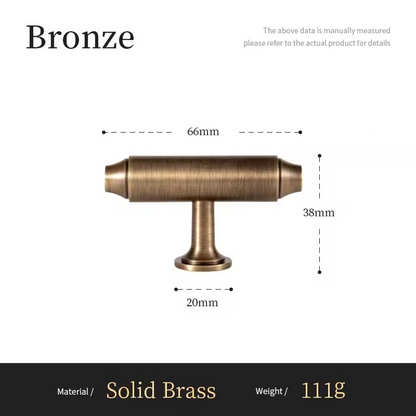 HAMPTON | Antique Brass T-Bar