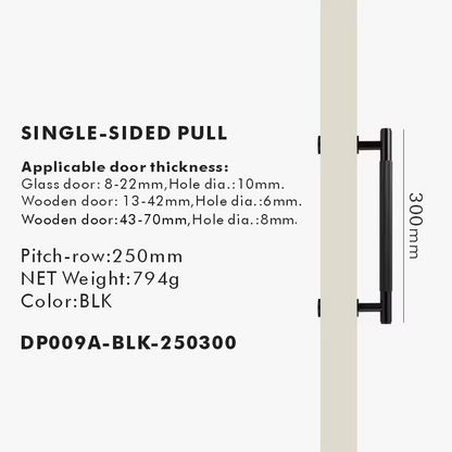 ROSALIND | Solid Brass Linear Striped Pull Bar