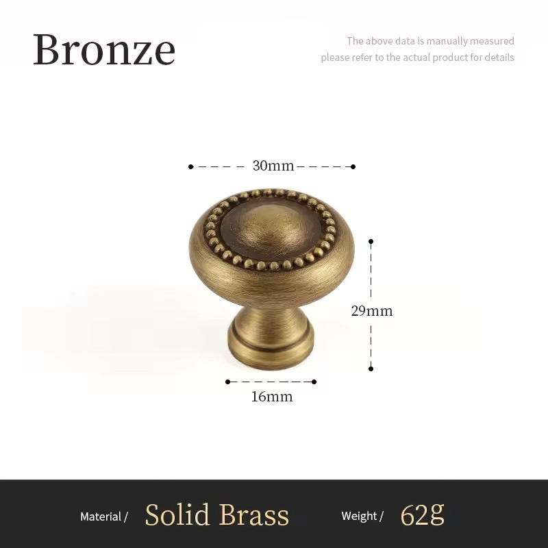 LANCASTER | Solid Brass Cabinet Knob – Shell Handle