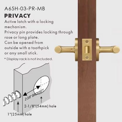 CAMILLE | Linear Door Lever Handle Set