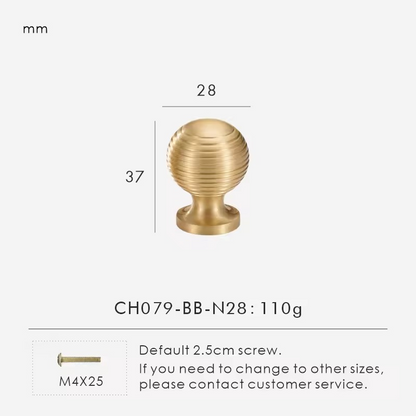 AVON | French Luxury Solid Brass Cabinet Knob