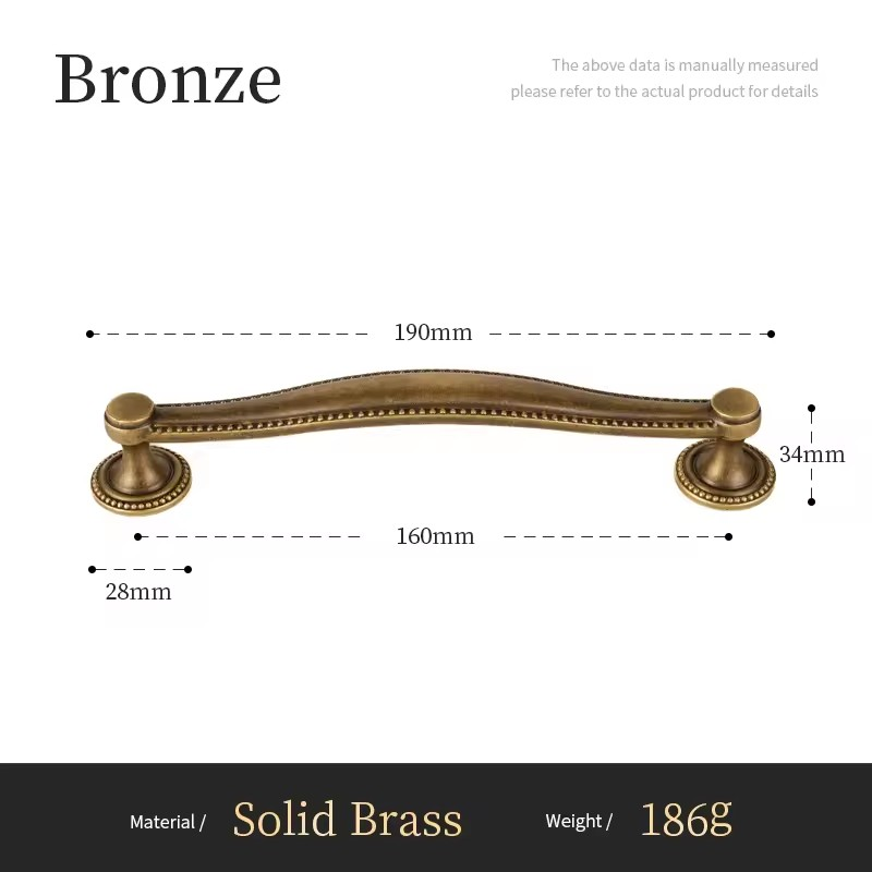 LANCASTER | Solid Brass Cabinet Pull