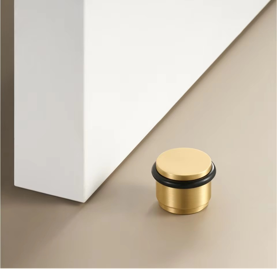 WHITMORE | Brass Sturdy Door Stopper