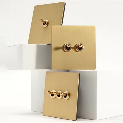 CAMDEN | Gold Toggle Switch
